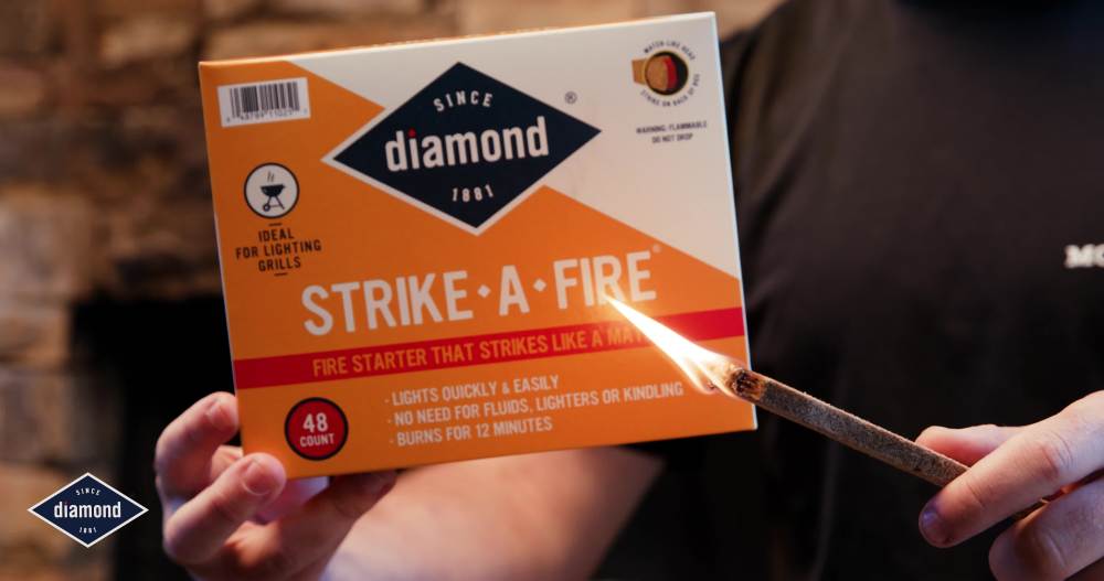 Diamond Strike-A-Fire Fire Starters, 48 Ct, Strikes like a Match - Diamond - Nimbus Distributors - wholesale and distributors in United States Diamond Strike-A-Fire Fire Starters, 48 Ct, Strikes like a Match - Diamond - Nimbus Distributors - wholesale and distributors in United States